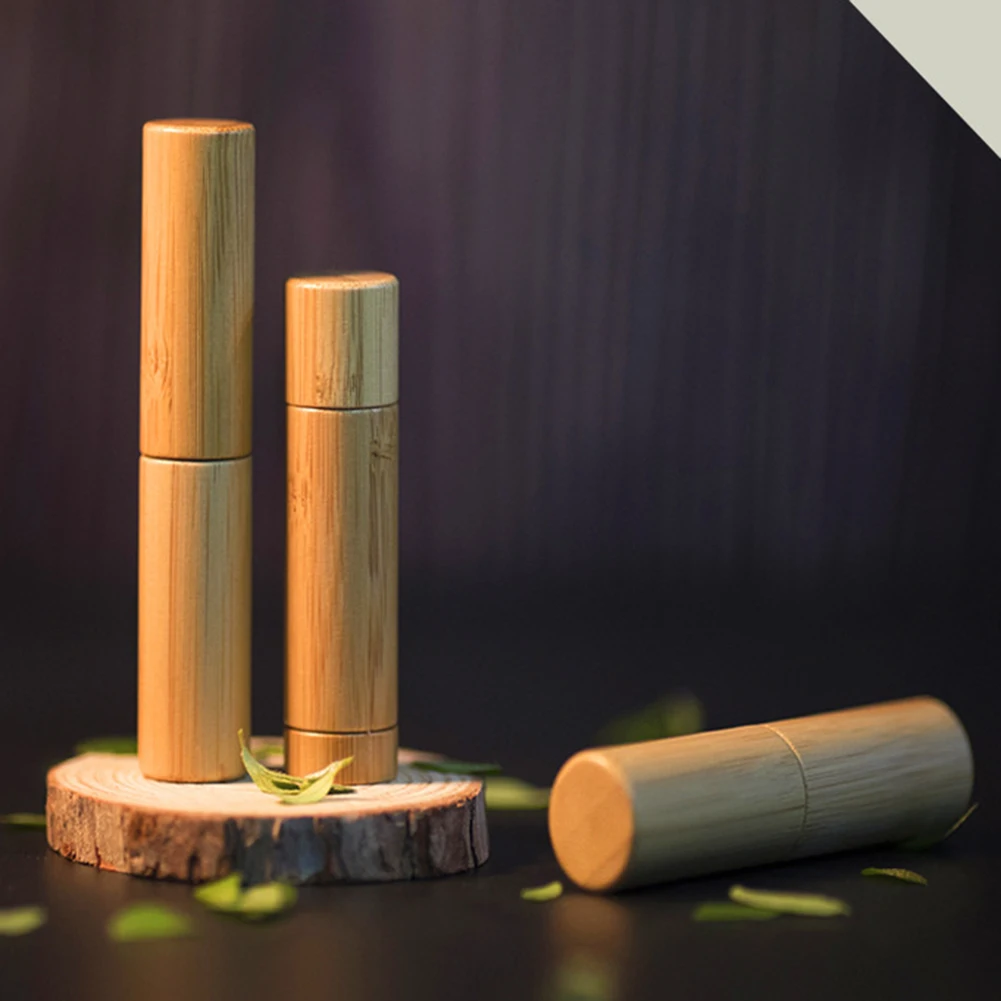 Бамбуковый бальзам для губ губ|Многоразовые бутылки| |