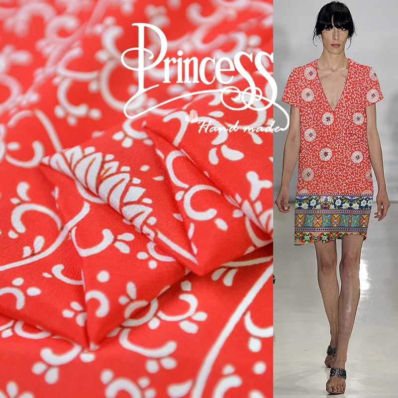 19 летние новые 135 см Wide12momme100 % шелк для шитья Diy платье ткань Crepe De Chine цифровая