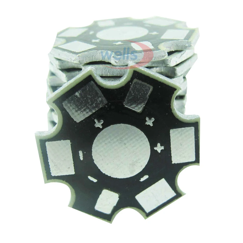 500 шт. алюминиевая основа высокой мощности для радиасветодиодный 20 мм 1 Вт 3 5