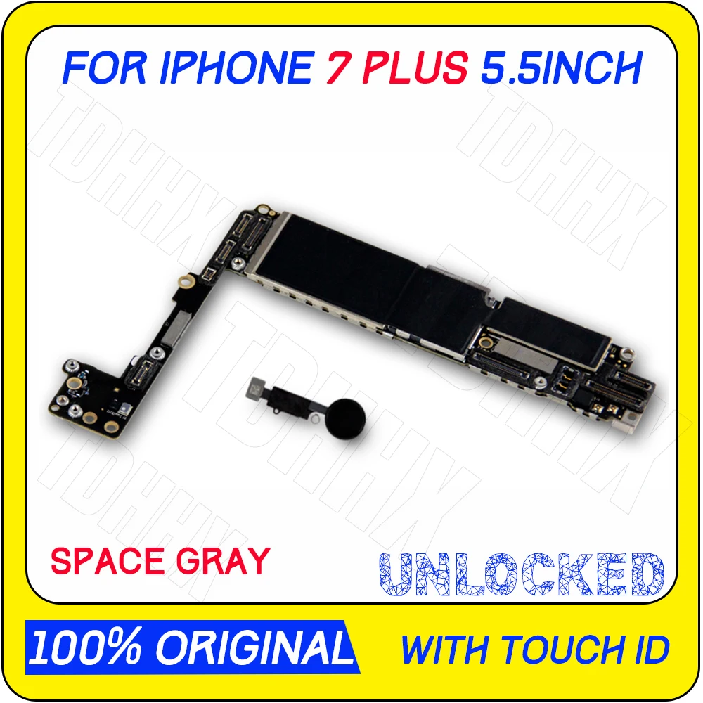 Для Apple iphone 7 Plus материнская плата 32 ГБ для iphone 7 Plus материнская плата с сенсорным ID/без Touch ID