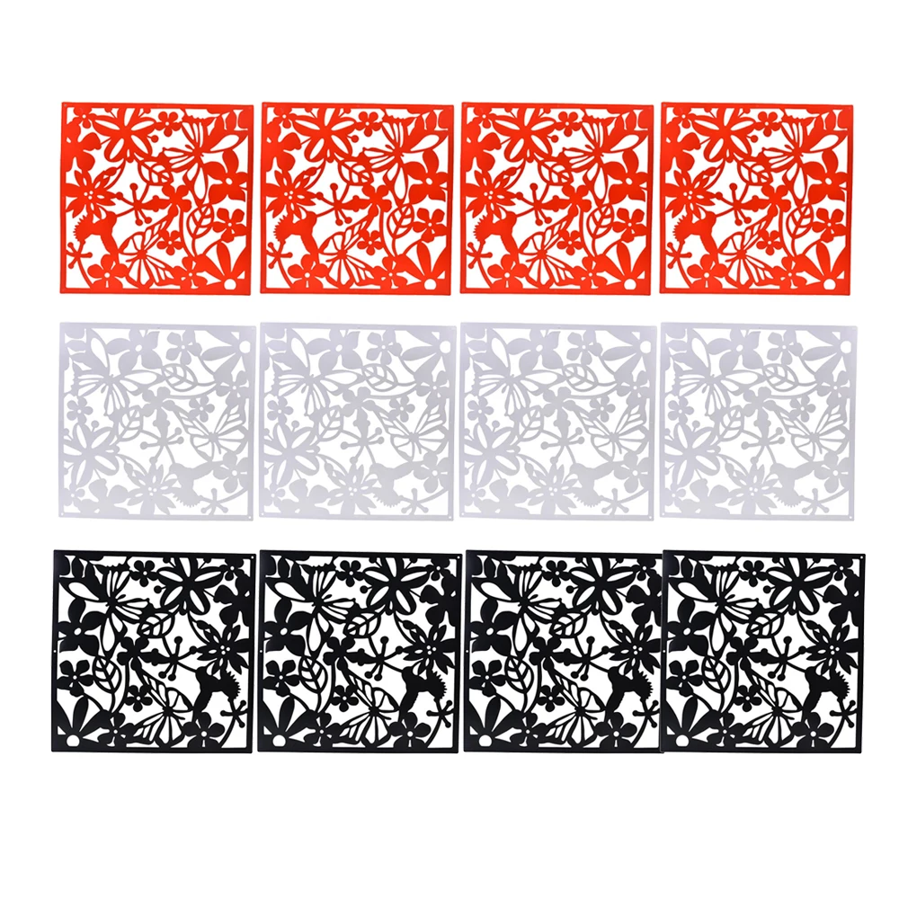 12 шт. в упаковке на каждый день 3 цвета бабочка висит перегородкой экраны