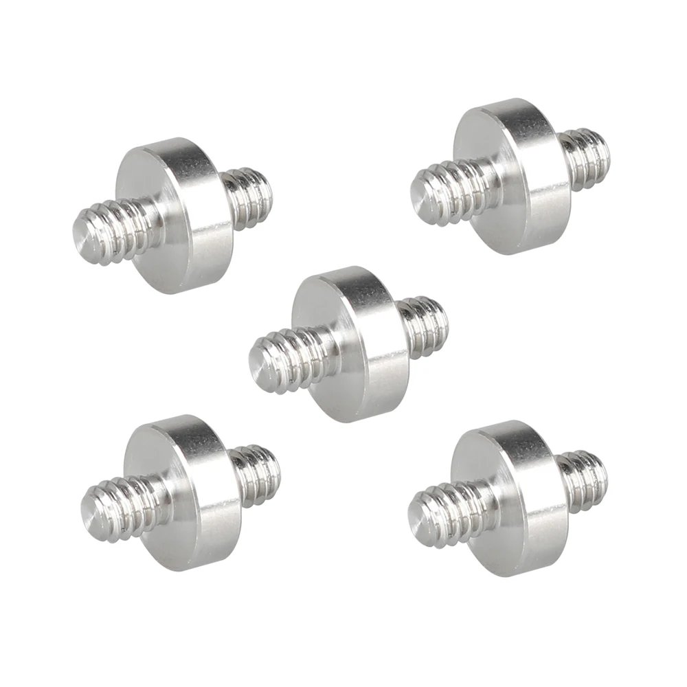 Двухсторонний винтовой адаптер HDRIG из нержавеющей стали 1/4 дюйма 20 папа до (5