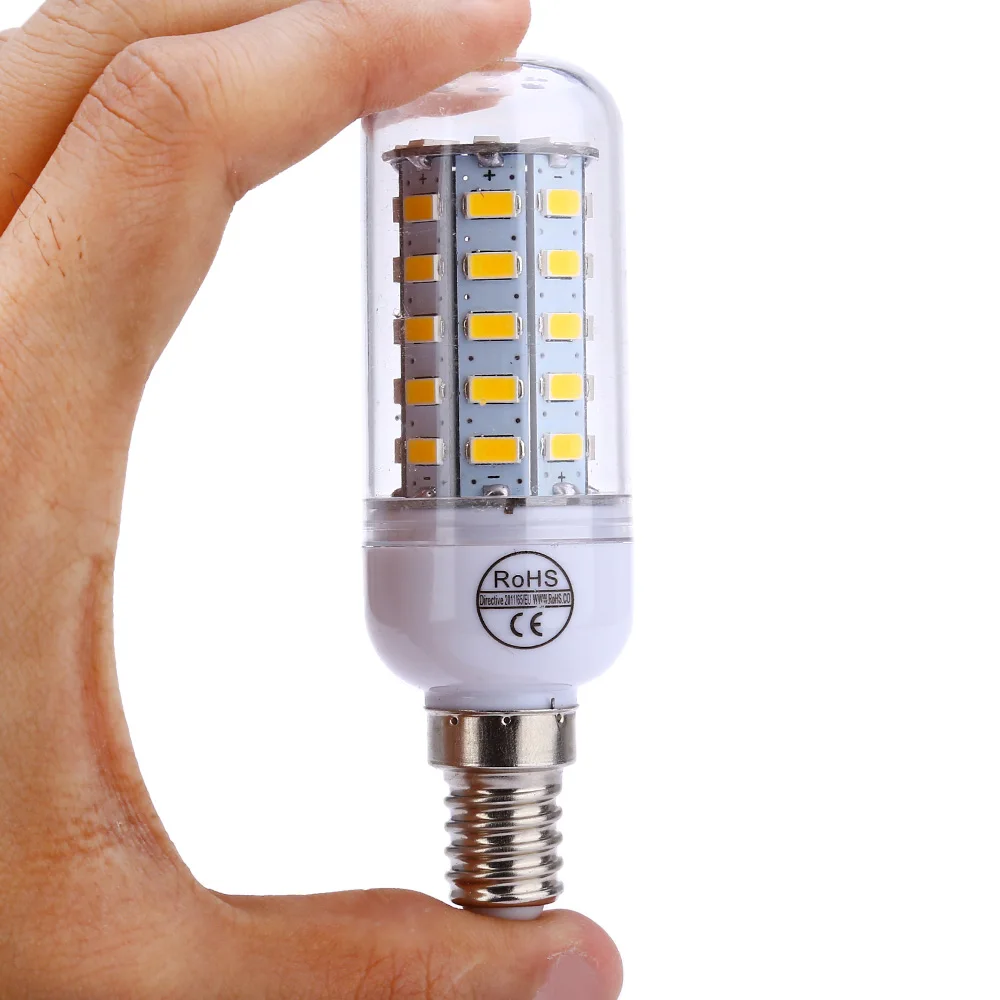 5 шт. AC 220V GU10 E14 B22 4 W 400 450LM SMD 5730 светодиодный кукурузная лампа светильник с 48