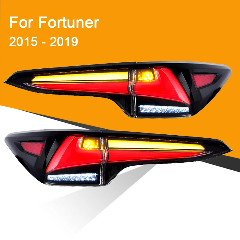 Задний фонарь в сборе для Toyota Fortuner 2017 2018 левый и правый светодиодный ходовой