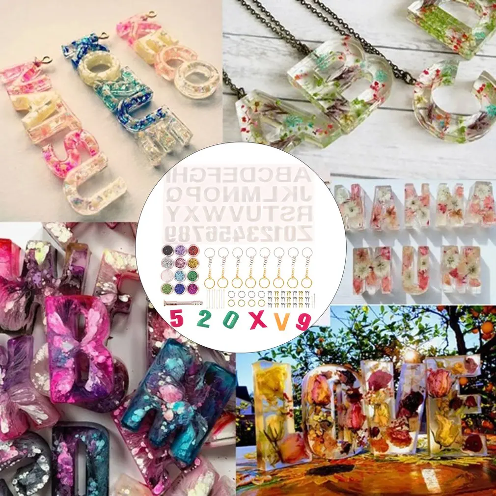 186 шт. набор инструментов для клея из кристаллов эпоксидная смола литье формы и