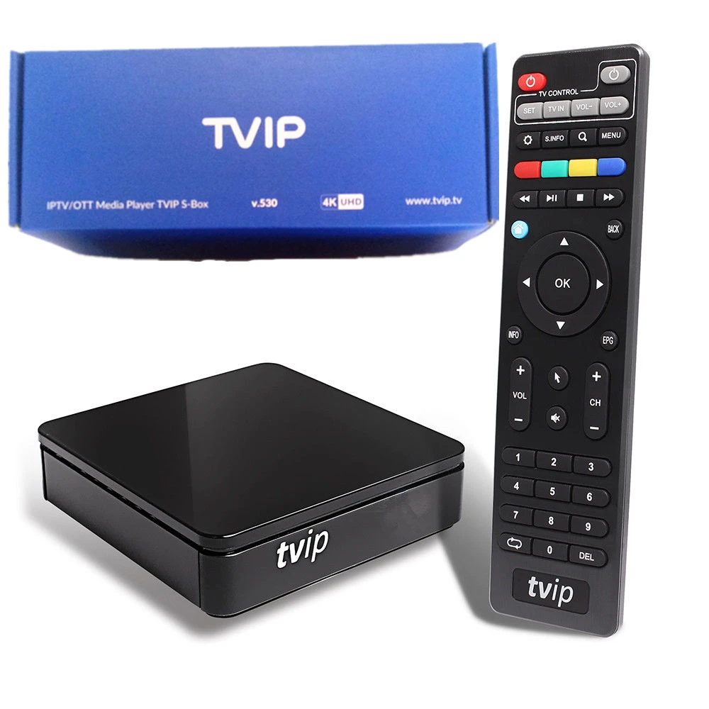 IP-приставка для телевизора IP.530 4K Linux 8 ГБ четырехъядерный Amlogic S905W TV IP S-приставка