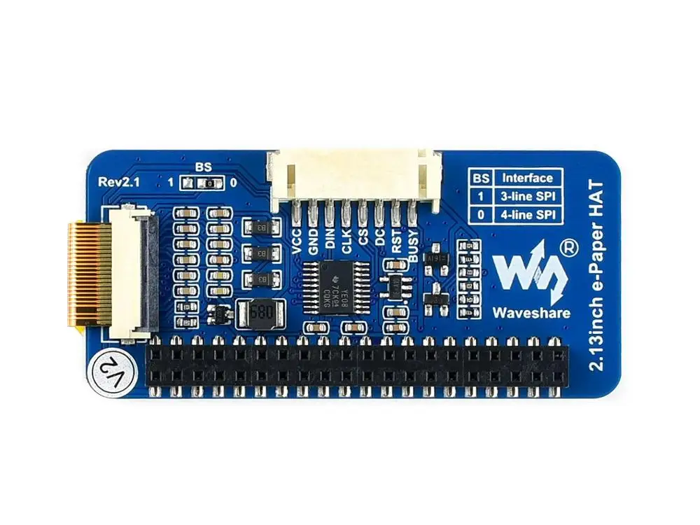 2 13 дюймовый E-Ink дисплей шляпа для Raspberry Pi разрешение 250x122 e-Paper SPI поддерживает