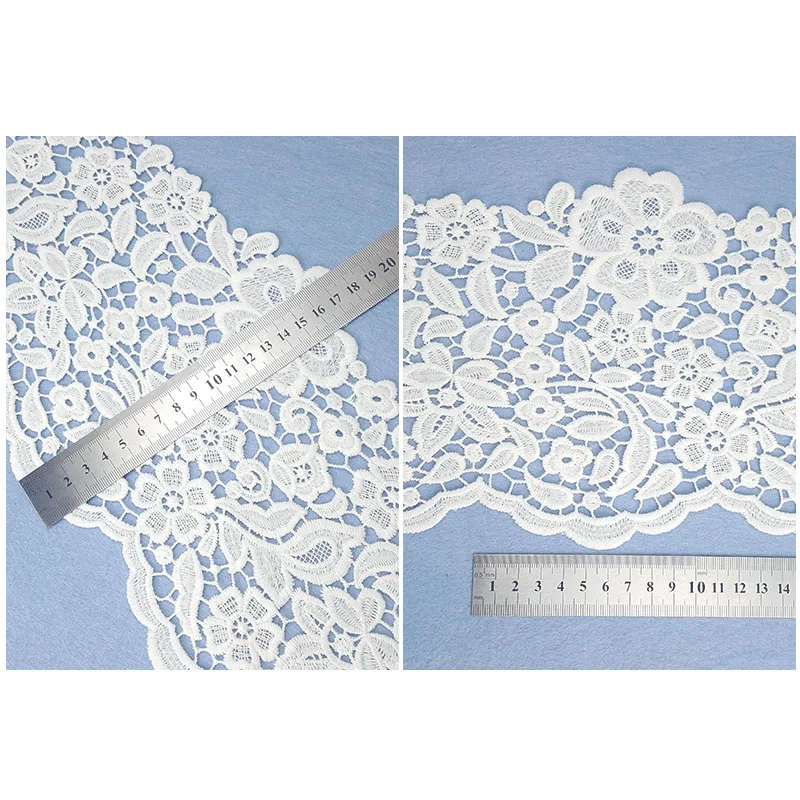 (7 ярдов/рулон) Высокое качество красивое вышитое кружево ленты индийская