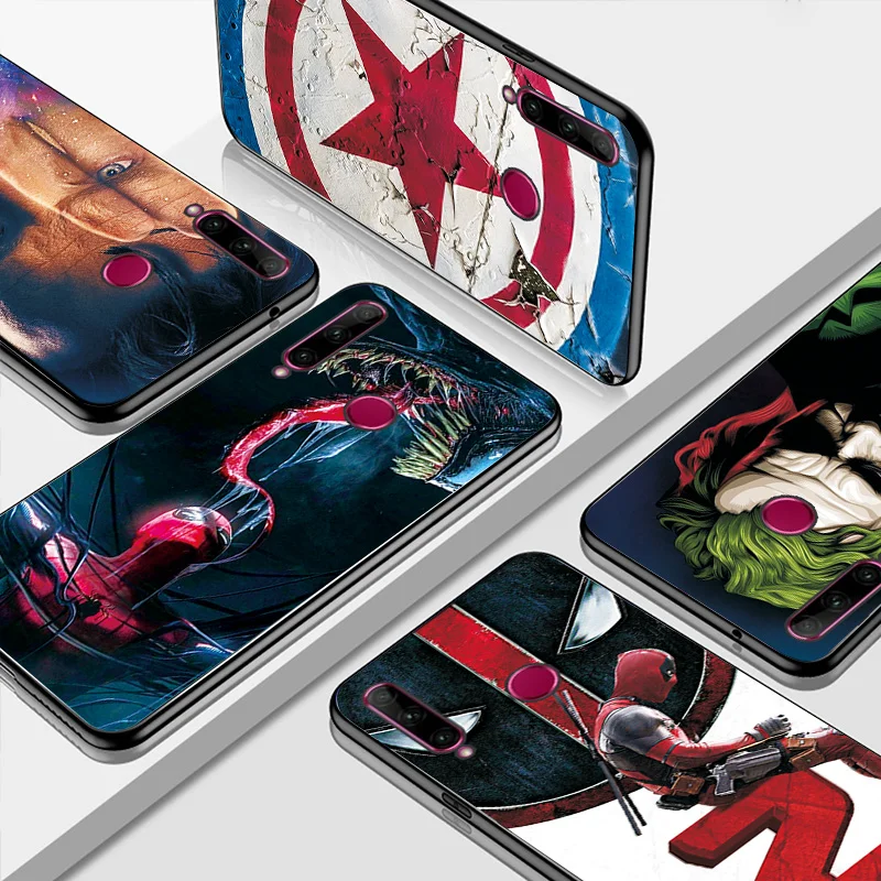 Чехол Marvel Hero для Honor 10, мягкий черный чехол из ТПУ, чехол для huawei Honor 10, 5,84 дюймов, Honor 10i 10 Lite view 10, чехол
