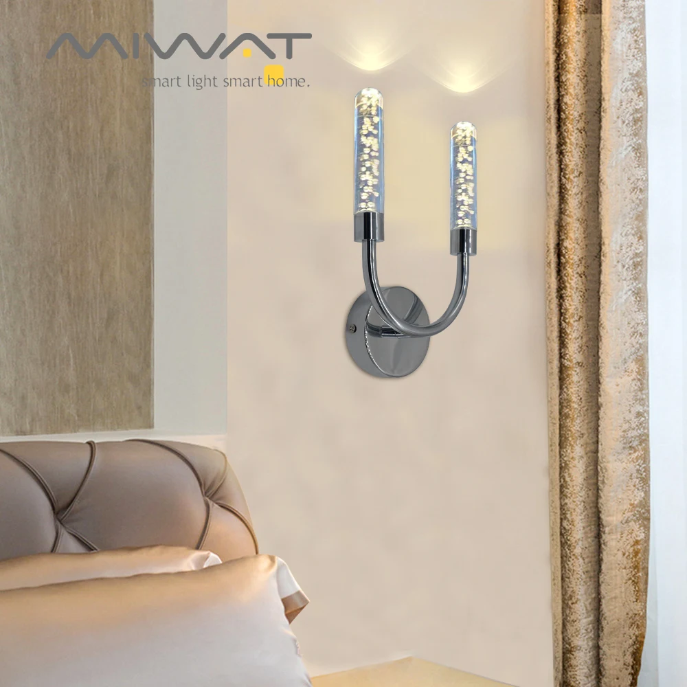 

Контрастная модная светодиодная настенная лампа, хрустальный светильник, светодиодное настенное бра, светильник для коридора, лестницы, пр...