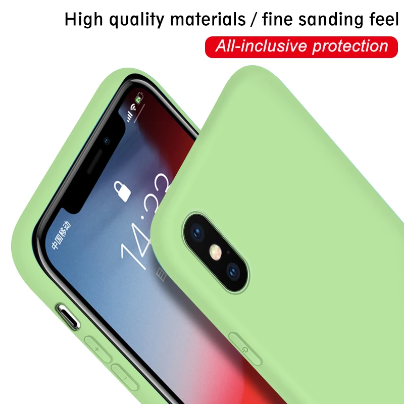 Цветной чехол из ТПУ для Iphone x XS Max XR 6 6S 7 8 Plus 5 5S SE iPhone X iPhoneXR простой милый |