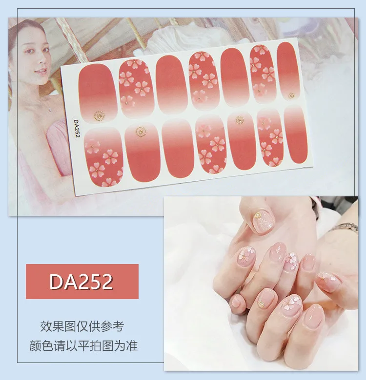 Наклейки для ногтей с авокадо полное покрытие наклейки клубника радуга кошачий