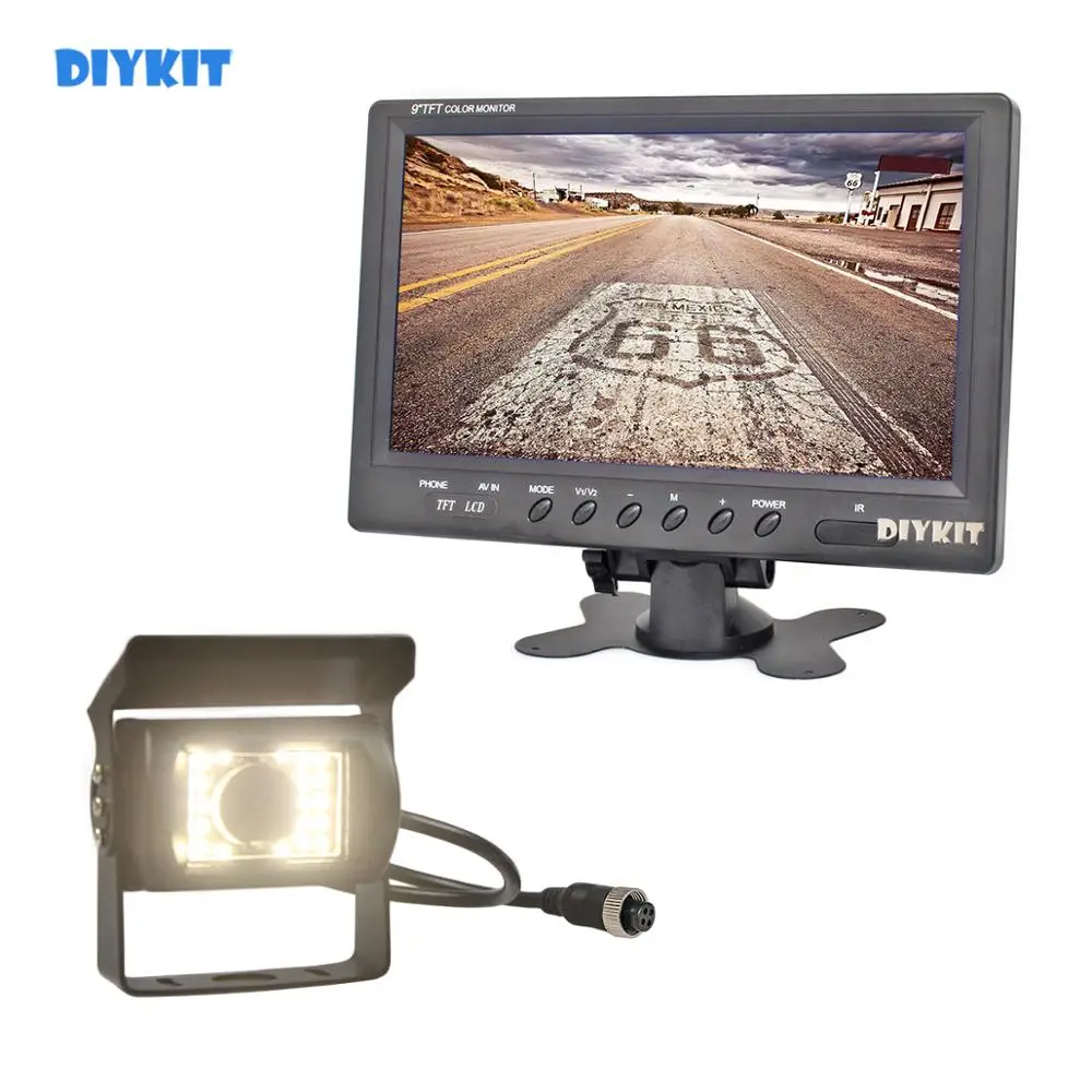 

4 контактный автомобильный монитор заднего вида, 9 дюймов