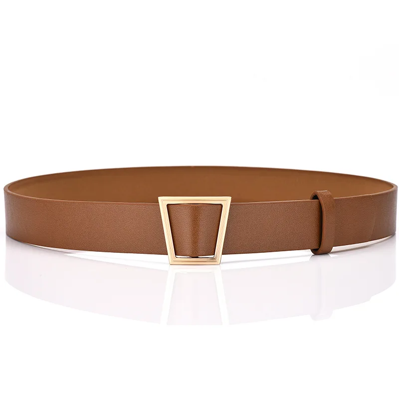 Женский Свободный ремень Модный повседневный тренчкот с гладкой пряжкой |