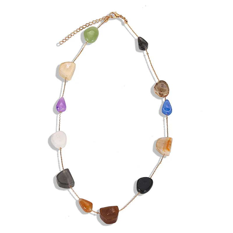 2019 Za новый натуральный камень морской раковины длинное ожерелье для женщин