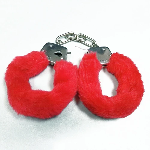 Стильные пушистые манжеты для рук вечерние ролевые игры товары взрослых