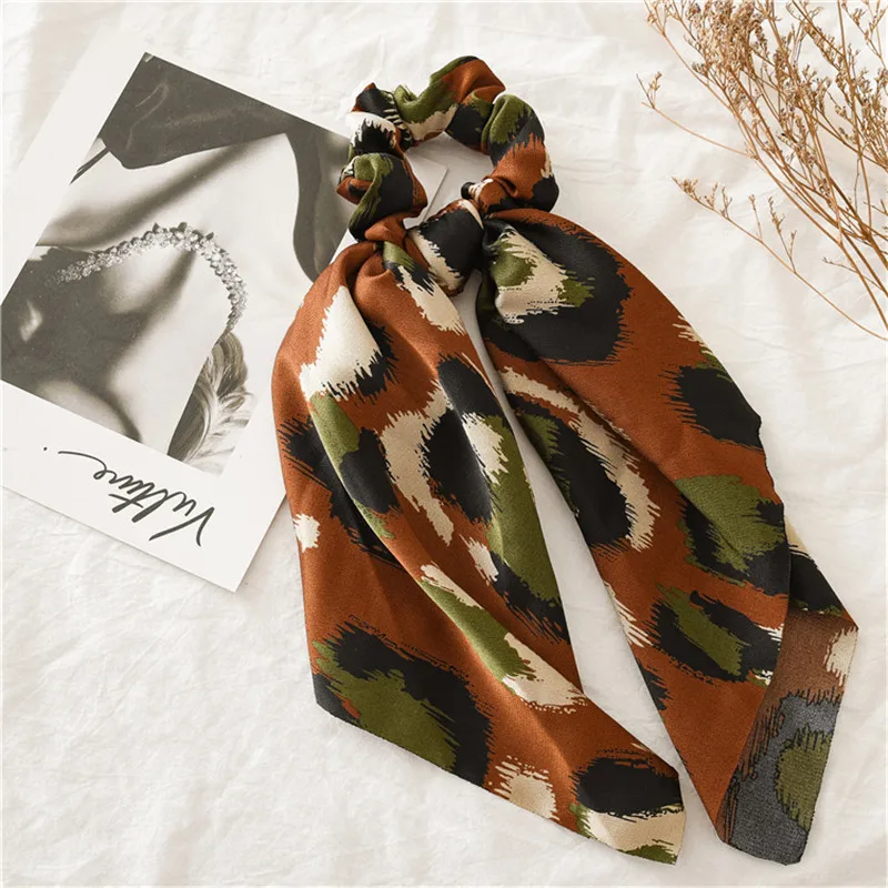 style 25 Ruoshui, женские резинки для волос с цветочным принтом, мягкие резинки для волос, резинки для волос для девушек, Женская резинка, аксессуары для волос - Цвет: style 25