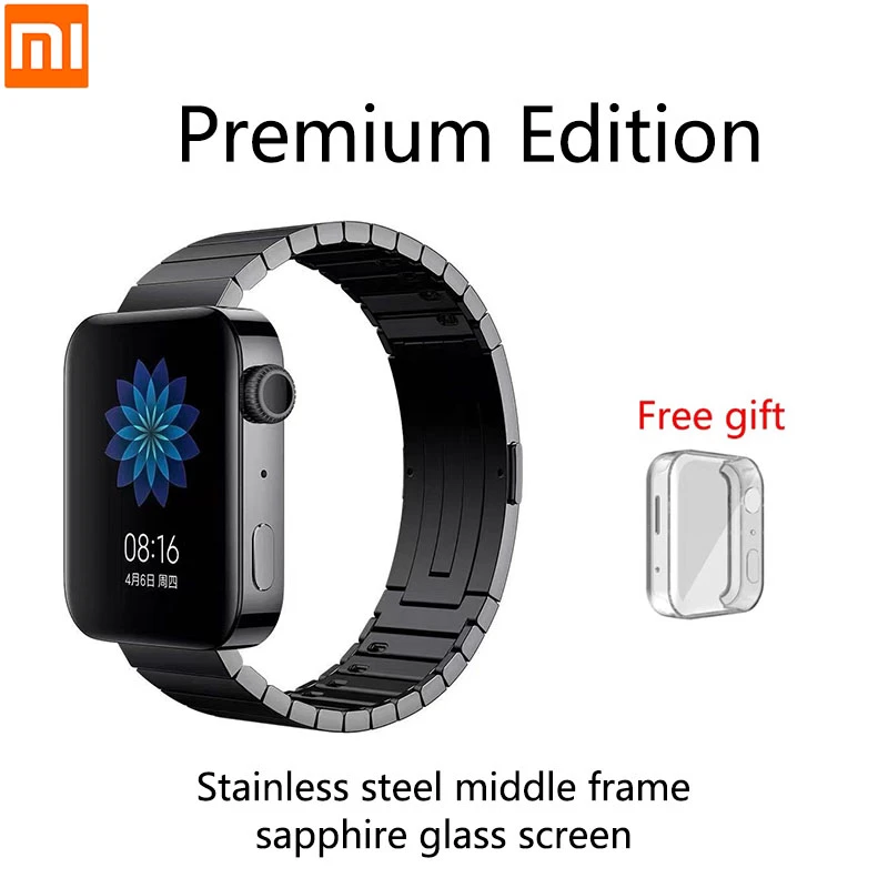 Смарт часы Xiaomi Mi Watch 2020 GPS NFC WIFI Android 4G Спортивные Bluetooth фитнес монитор
