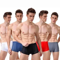 4xl plus size bamboo men underwear breathable modal panties male underpants man sexy mens boxer shorts gray mesh boxers
