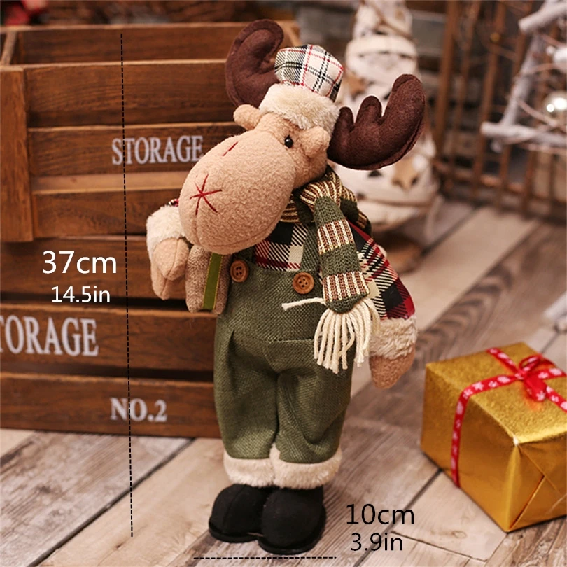 SDZS02603 Рождественские куклы Санта Клаус Снеговик Navidad Статуэтка рождественские украшения для дома подарок на год для детей натальная елка орнамент - Цвет: SDZS02603