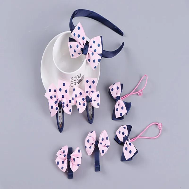 Набор повязок на голову с бантом семь аксессуаров для волос весна/лето 2020 |