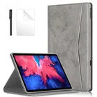 Для планшета Lenovo Tab P11 TB-J606F 2020 чехол Магнитный чехол для планшета Lenovo YOGA Tab P11 Pro 11,5 J706F из мягкой кожи Smart Cover + защитная пленка на экран + подставка для ручек