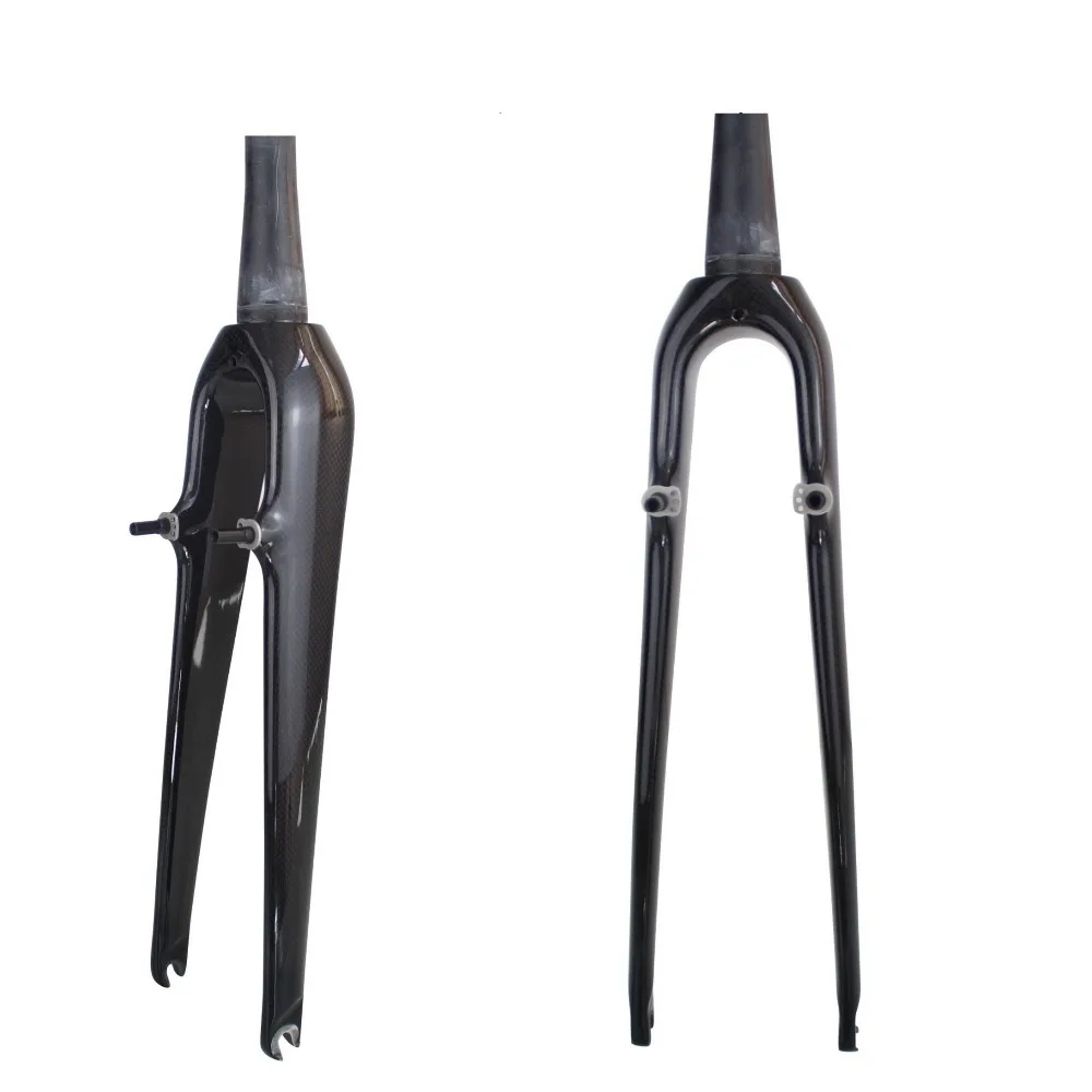 Carbonfan V-Тормозные карбоновые для велокросса вилка 3k Глянцевая/матовая bicicleta коническая передняя вилка 700* 38C Велосипедная вилка