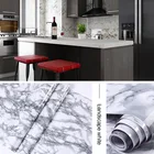 Самоклеящаяся мраморная обои для кабинета, 60 см * 3 м, водостойкая маслостойкая мраморная виниловая пленка, настенные наклейки для ванной и дома, контактная бумага