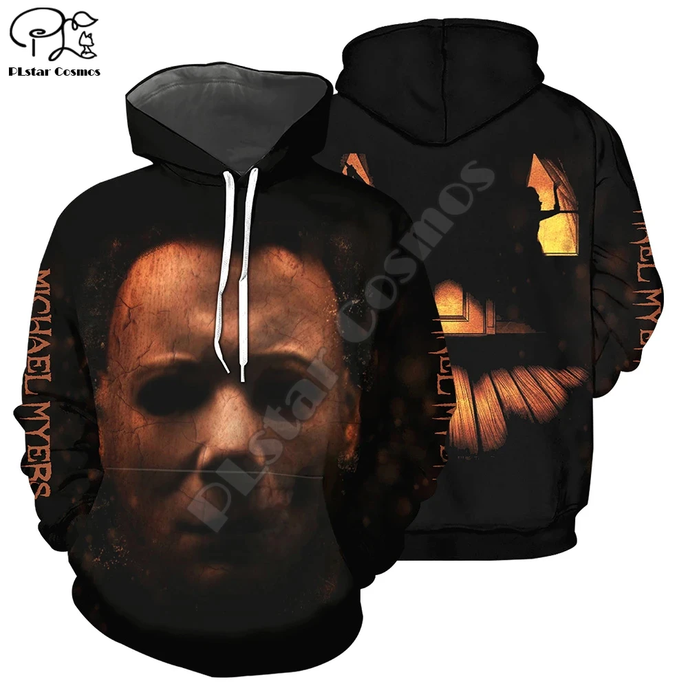 

PLstar Cosmos Halloween Horror Art Movie Michael Myers Funny Man/Women Long Sleeve Streetwear 3DPrint Zip/Hoodies/Sweatshirts 10