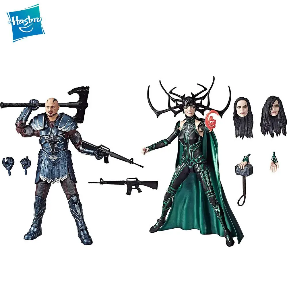 Hasbro Marvel легенды 80th Юбилей 6 дюймовый подвижный Тор Hela палач набор Рисунок Модель