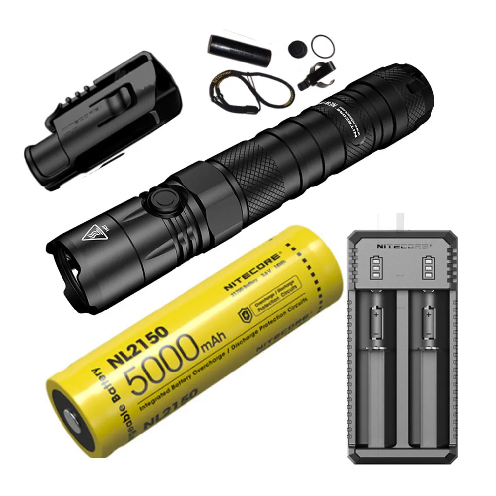 Новинка ручная тактическая вспышка NITECORE P12 штатив HD V6 макс. 1200 люмен броский луч 238