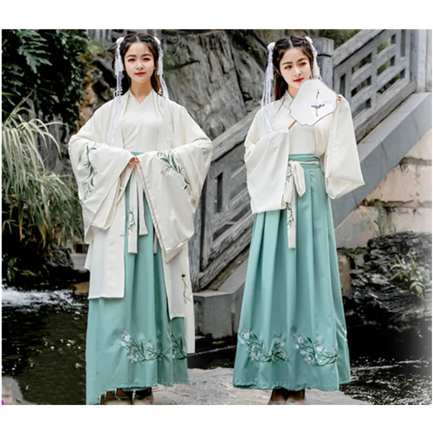 

Women Chinese Traditional Folk Dance Clothes Festival Outfit Female Elegant Fairy RetroTang Dynasty Princess Cosplay Stage Wear