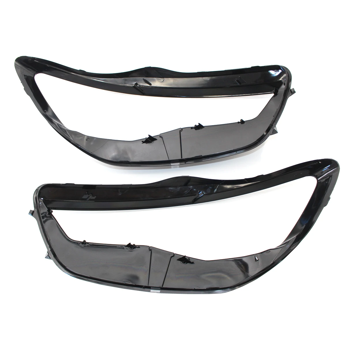 

2pcs/set for car A6 C7 16-18 Front Headlight Cover Headlamp Lens Clear Shell Car exterior decoration accessories