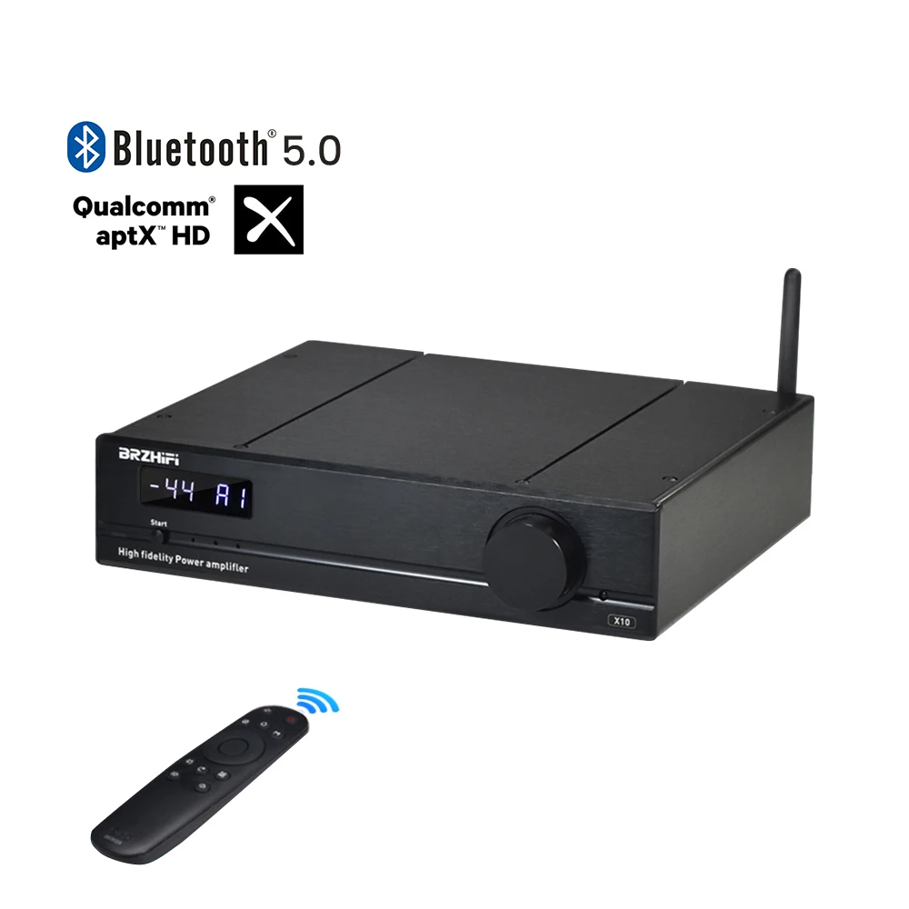 

BRZHIFI Audio Bluetooth 5,0 300Wx2 усилитель мощности 2,0 Amplificador TPA3255 цифровой усилитель звука USB RCA DAC Amp домашний кинотеатр