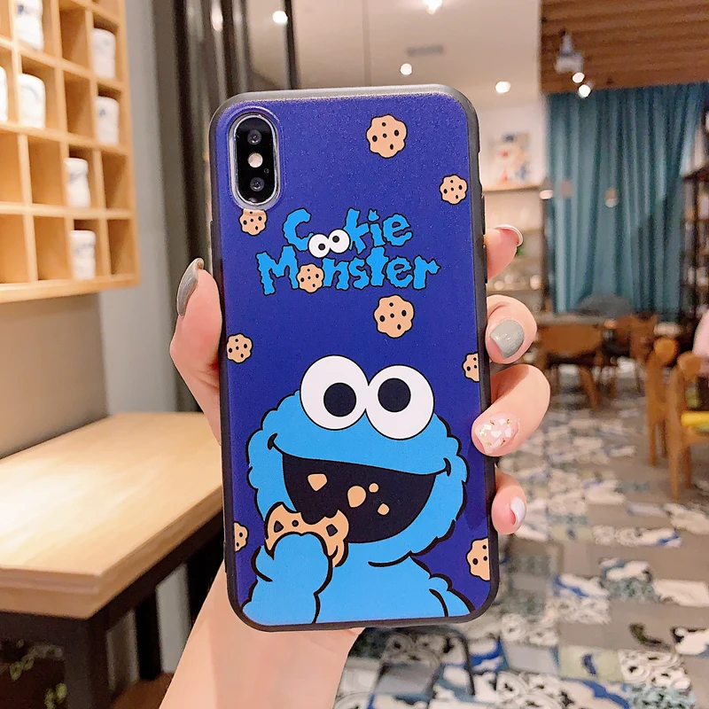 Candy Cookie для Iphone 11 Pro Max чехол Elmo задняя крышка мягкий матовый чехол| |