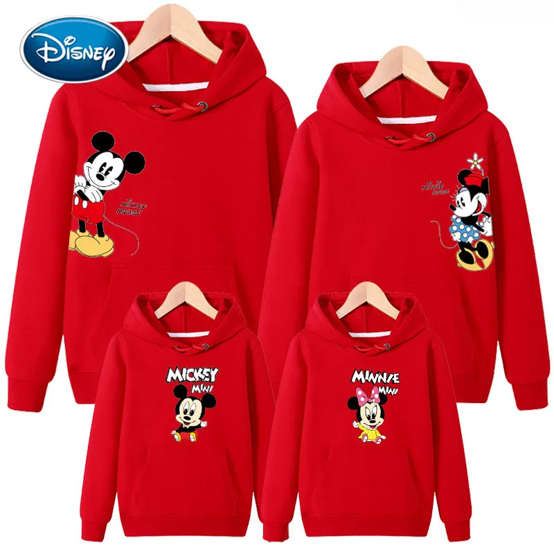 Disney с Микки Маусом и Минни Маус Одежда для родителей семейная одежда Детские