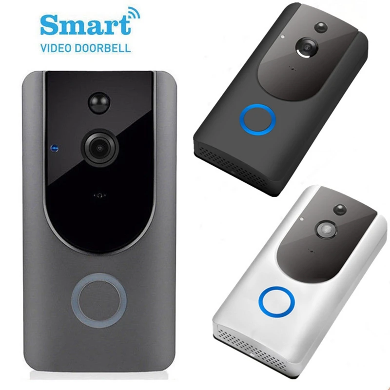 

Smart Wireless WiFi Video Doorbell Phone HD Security Camera Motion Detection Night Vision Two-Way Talk Video Apartment Door Ring