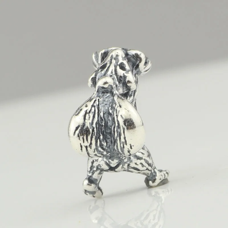925 пробы Серебряный Бисер Очарование любовь белка Подходит Европейский Тролль 3 0