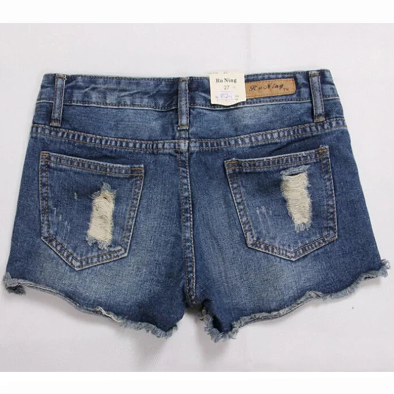 Женские джинсовые шорты с дырками летние джинсы для женщин размер 36 34 2020|jeans shorts for