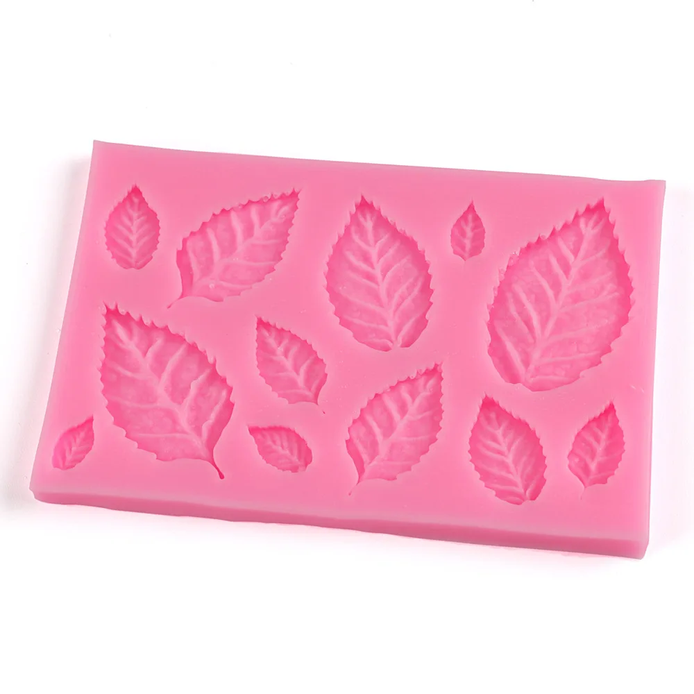 1 шт. силиконовая форма в виде листьев|Формы для тортов| |