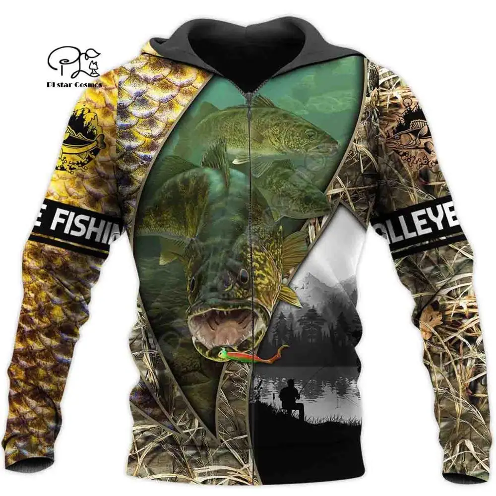 

PLstar Cosmos 3DPrint Hunter hunting Fish Animal Unisex Harajuku Streetwear Man/Woman Funny Hoodies/Sweatshirt/Jacket/-a11