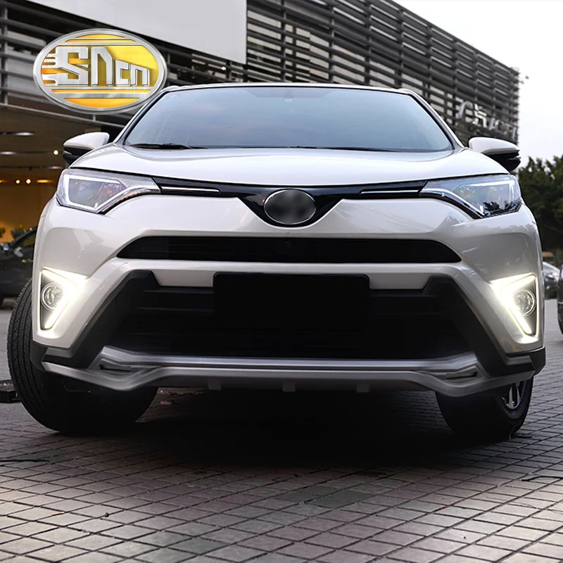 SNCN 2 шт. светодиодные дневные ходовые огни светильник для Toyota RAV4 2016 2017 2018