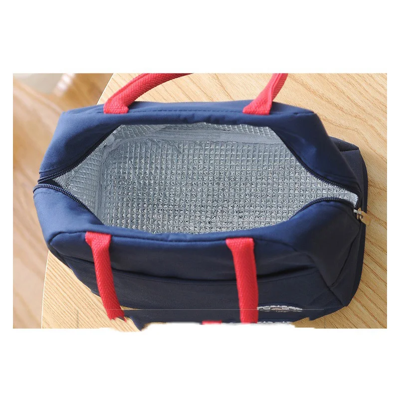 

New Large Lunch bag student Lunch insulation bag Oxford cloth insulation bag picnic portable lunch bag
