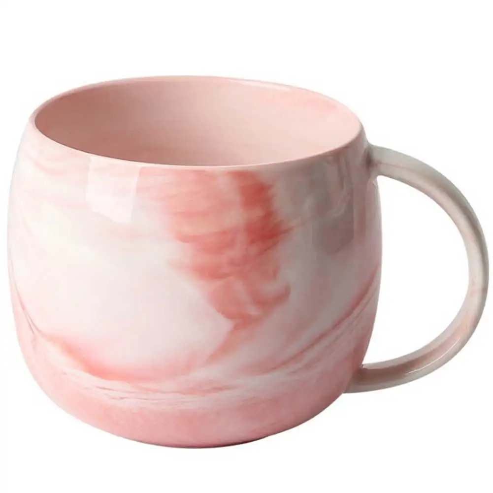 Кружка с мраморным рисунком креативная керамическая кофейная кружка чашка для
