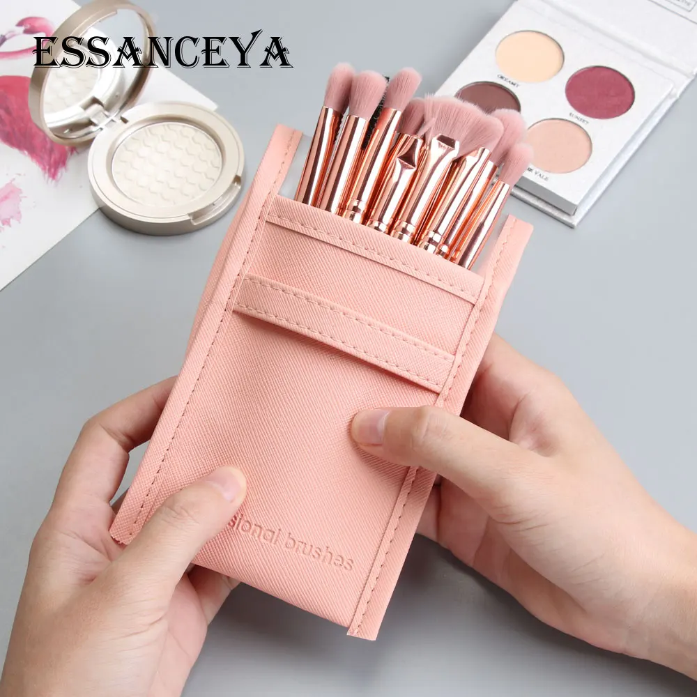 ESSANCEYA, новые кисти для макияжа, 3-12 шт., профессиональное смешивание теней для век, бровей, кисти для макияжа, набор для красоты