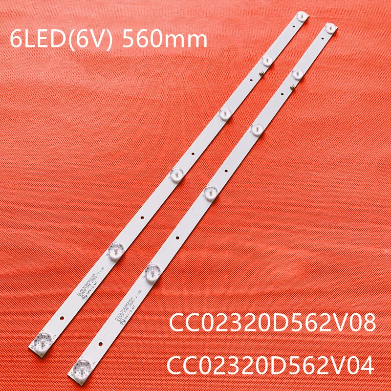 Светодиодная подсветка AMCV LE-32ZTHS21 akira 32led01T2M CC02320D562V04 для 32-дюймовой полосы LE-32ZTH07 6v |