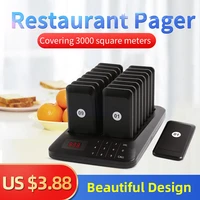 wirelesslinkx wireless restaurant buzzer pager system for coffee dessert burger shop food court truck clinic no vibration