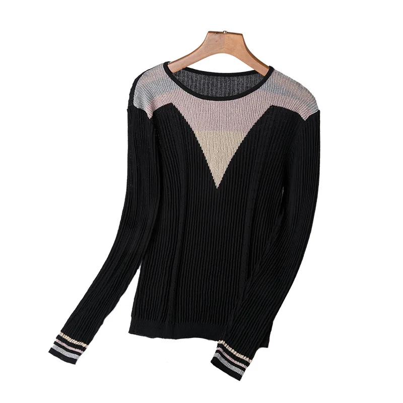 OL трикотажные пуловеры женские свитера 2018 новые осенние с длинным рукавом модные