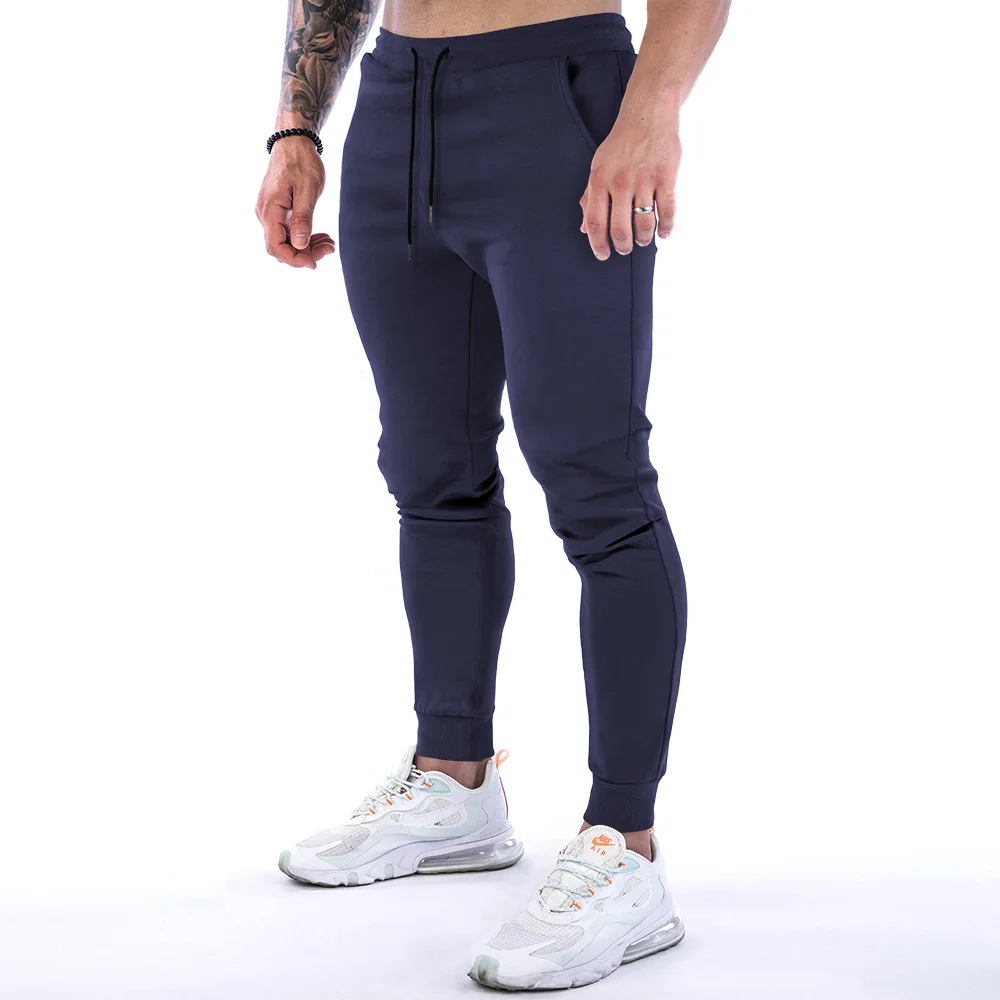 

2021 Mens Casual Fitness Joggers Pants Bodybuilding Tracksuit Legging Fashion Casual Sweatpants Trousers Gyms Track Pants