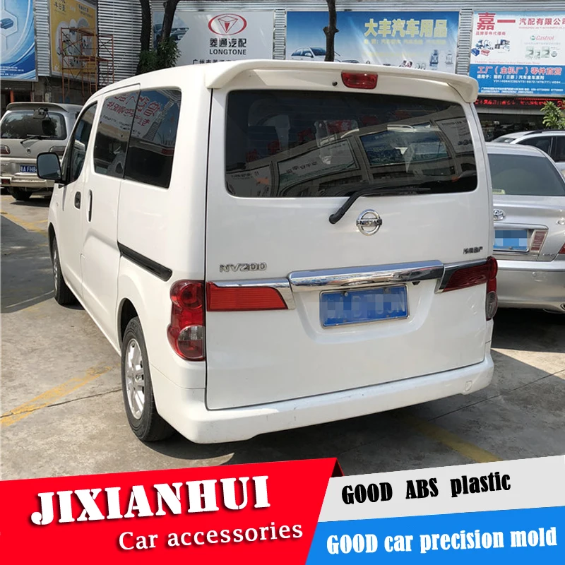 Для NV200 спойлер 2010 2015 Nissan DK Спойлер ABS пластик Материал заднее крыло автомобиля